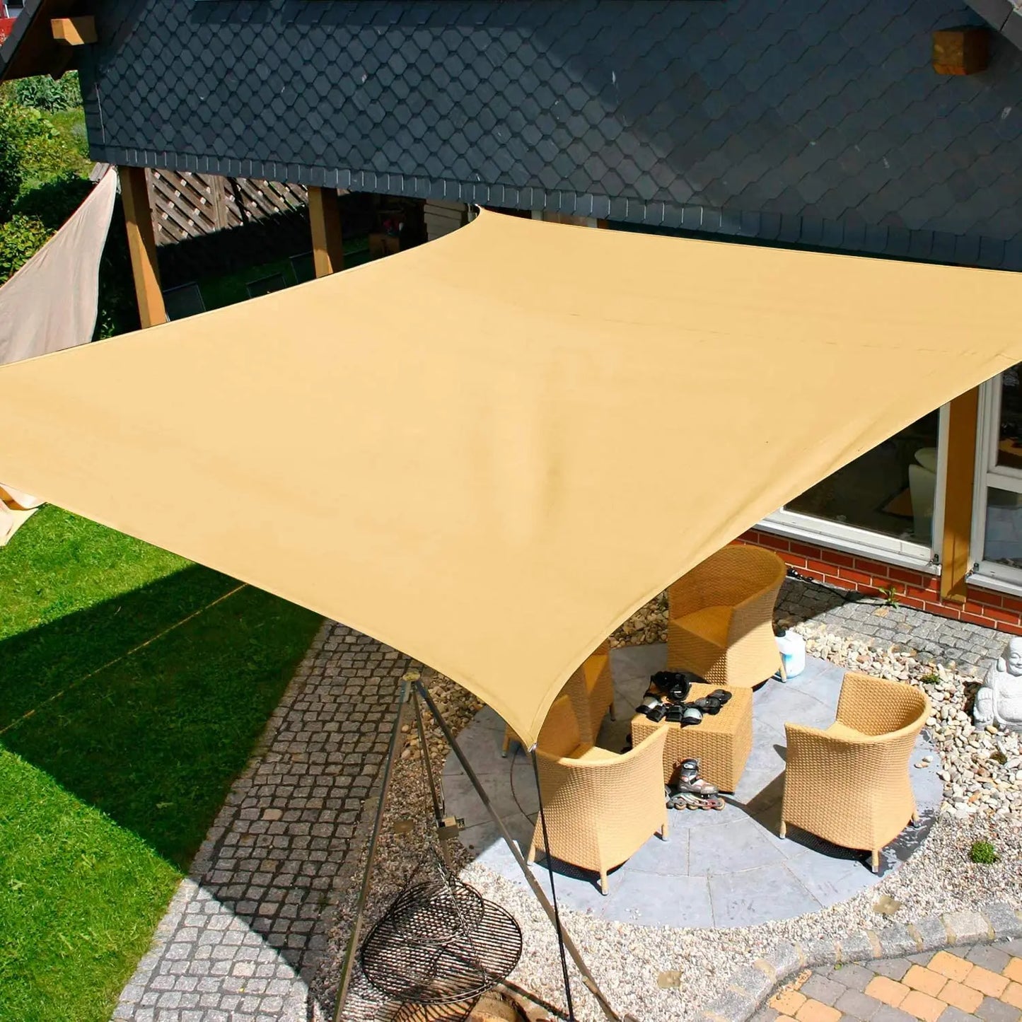 Waterproof Sun Shade Sail Canopy Rectangle UV Block Sun Shelter For Outdoor Garden Patio Backyard Terraza Awning Privacy Screen
