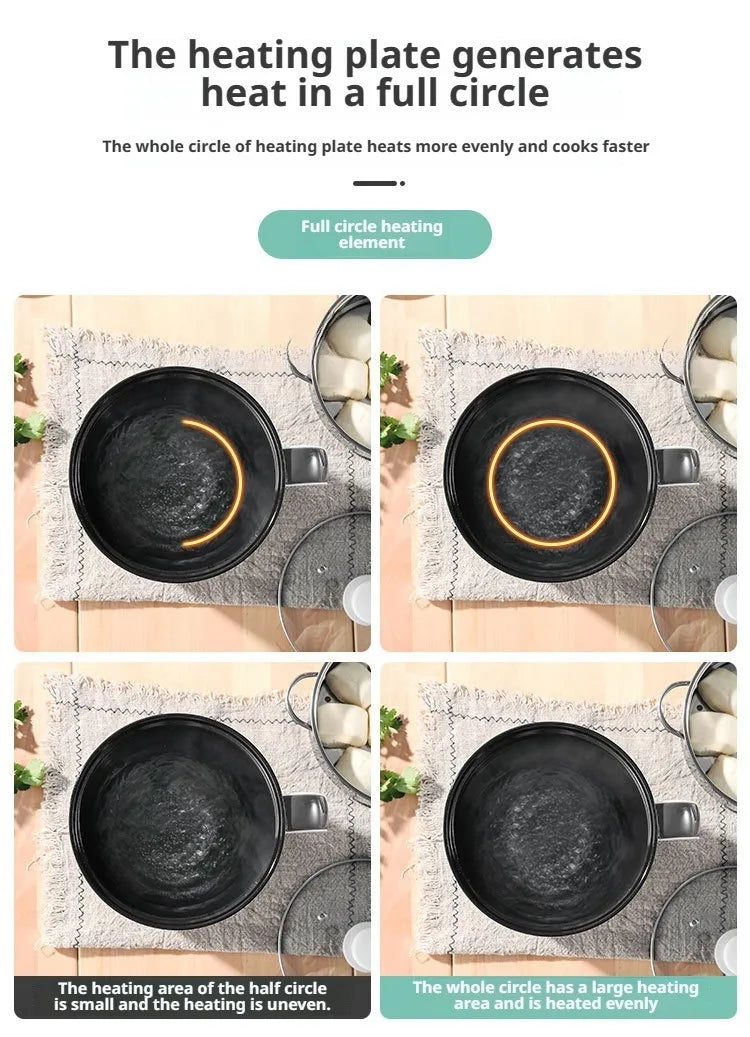 Student dormitory multifunction electric cooking pot for cooking noodles Electric Rice Cooker Machine kitchen acceesories