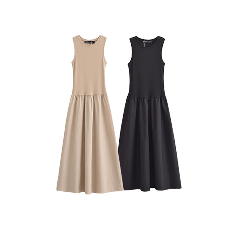Dresses Summer Women's 2025 New Chic Slim Simple Elegant Holiday Dress Street Women's Comfortable Youth Dress