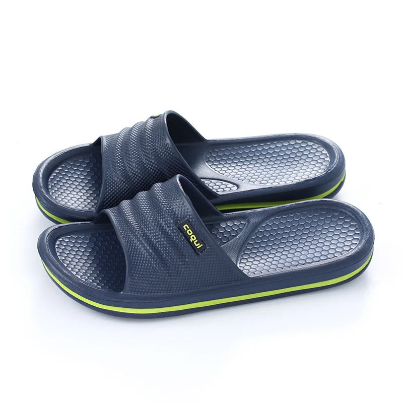 Cool and fun couple slippers for home use, summer hotel bathroom slippers, anti slip wholesale, indoor cool slippers