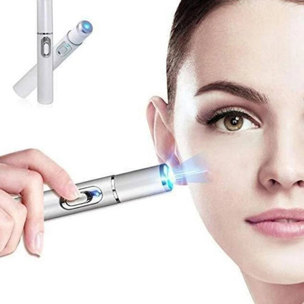 Blue Light Therapy Acne Laser Pen LED Face Light Therapy For Scar Wrinkle Removal Treatment Device Skin Care Beauty Equipment