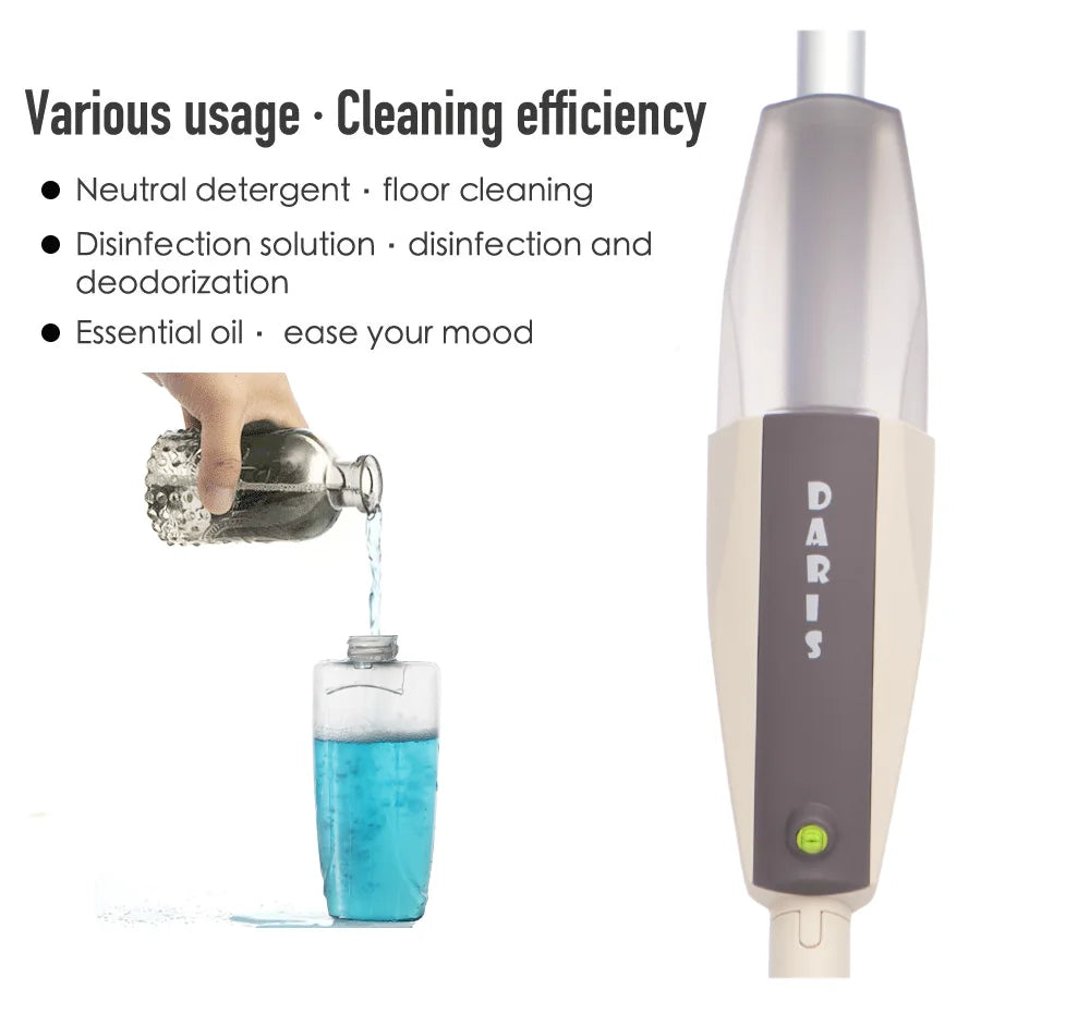 Spray Mop Broom Set Magic Flat Mops for Floor Home Cleaning Tool Brooms Household with Reusable Microfiber Pads Rotating Mop