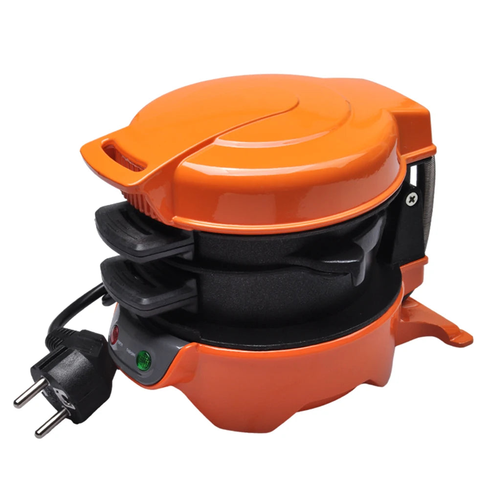 Mini Electric Burger Sandwich Maker Machine 220V 110V Bread Grill Baking Toaster Non Stick Pancake Pan for Home Kitchen 빵 토스트기