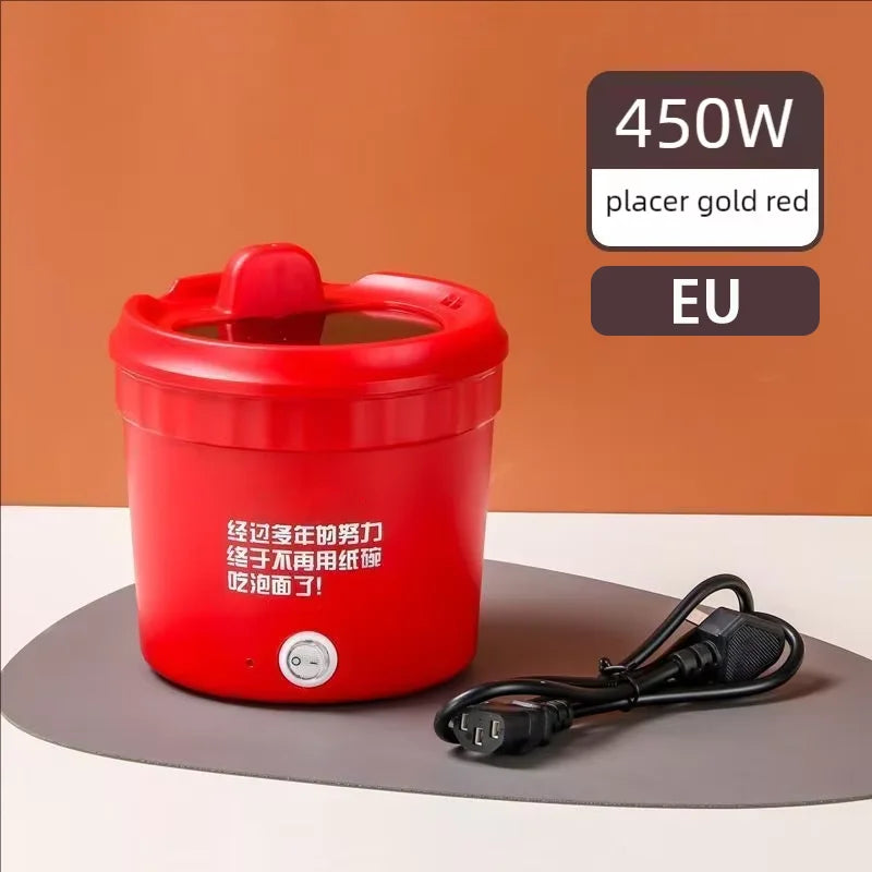 Multi-functional household electric steamer frying pan heater, suitable for students who cook porridge with rice in dormitory