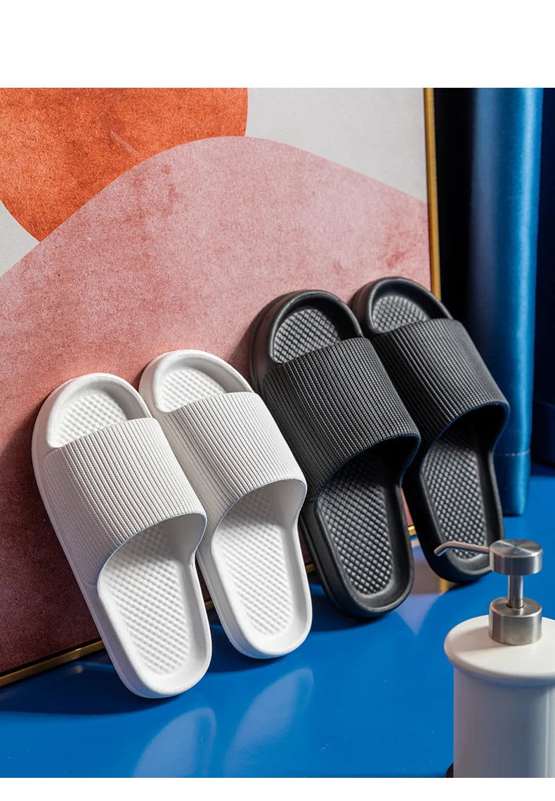 Big Size 47 48 New Fashion Men's Women's Slippers Light EVA Comfortable Home Bathroom Anti-Slip Flip-Flops Summer Beach Sandals