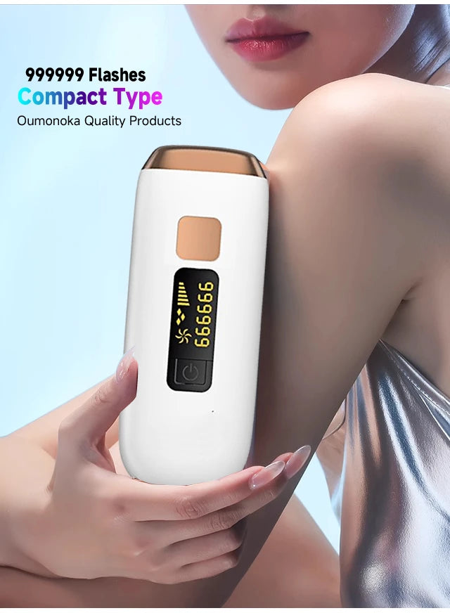 999999 Flash IPL Laser Hair Removal Convenient Home Device for Women Easy Hair Removal Painless Electric Hair Removal