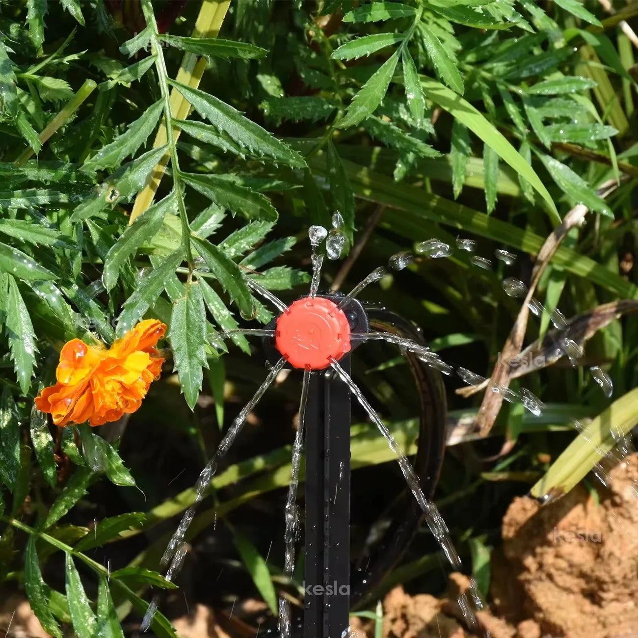 1-50pcs Barbed Connectors Irrigation Fittings Drip Irrigation Barbed Connectors 4/7mm Tubing Fittings for Flower Pot Garden Lawn