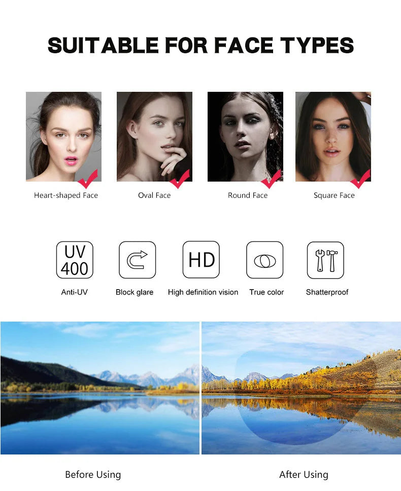 Sexy Square Brown Glasses Frame Women Transparent Anti Blue Light Blocking Female Eyeglasses Fashion Cateye Optical Eyewear