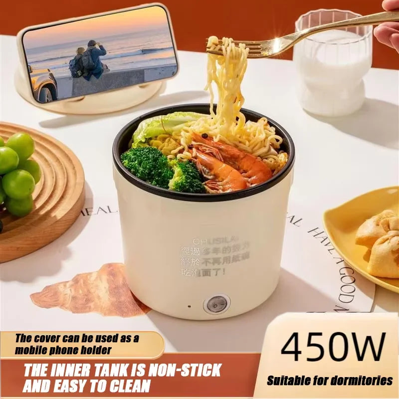 Smart mini electric cooking pot integrated household non-stick inner liner electric rice cooker dormitory electric hot pot