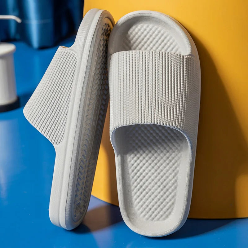 Big Size 47 48 New Fashion Men's Women's Slippers Light EVA Comfortable Home Bathroom Anti-Slip Flip-Flops Summer Beach Sandals