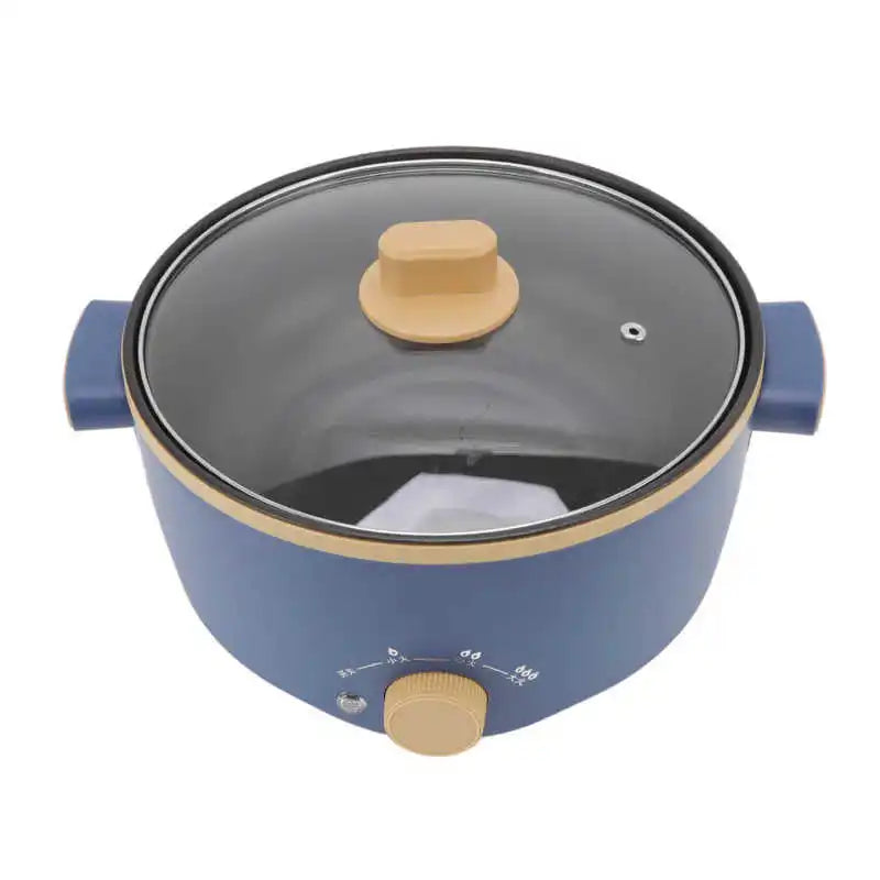 800W Electric Cooker 2.5L 3 Speed Control Single Layer Electric Pot Multifunctional Cooker Home Kitchen Cookware