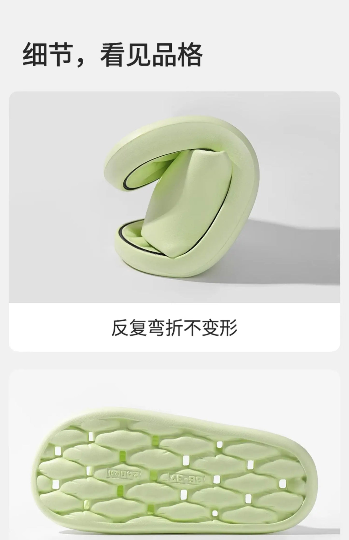 Women's slippers Non-slip leaky bathroom Slippers Casual men's slippers Deodorant beach shoes Soft soled couple flat sandals