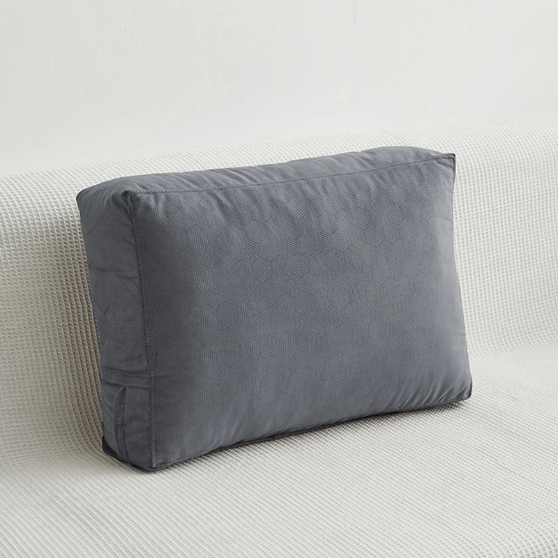 Soft Fleece Pillowcase Sofa Back Cushion Cover Fabric Nordic HomeLiving Room Decorate Rectangular Lumbar Pillow Case Unstuffed
