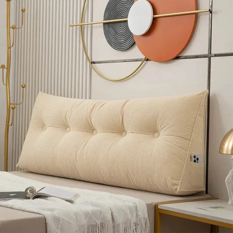 60x50x20/80x50x20cm Headboard Pillow Triangle Cushion Backrest Pain Relief Sofa Waist Cushion Wedge Sleeping Decorative Pillows