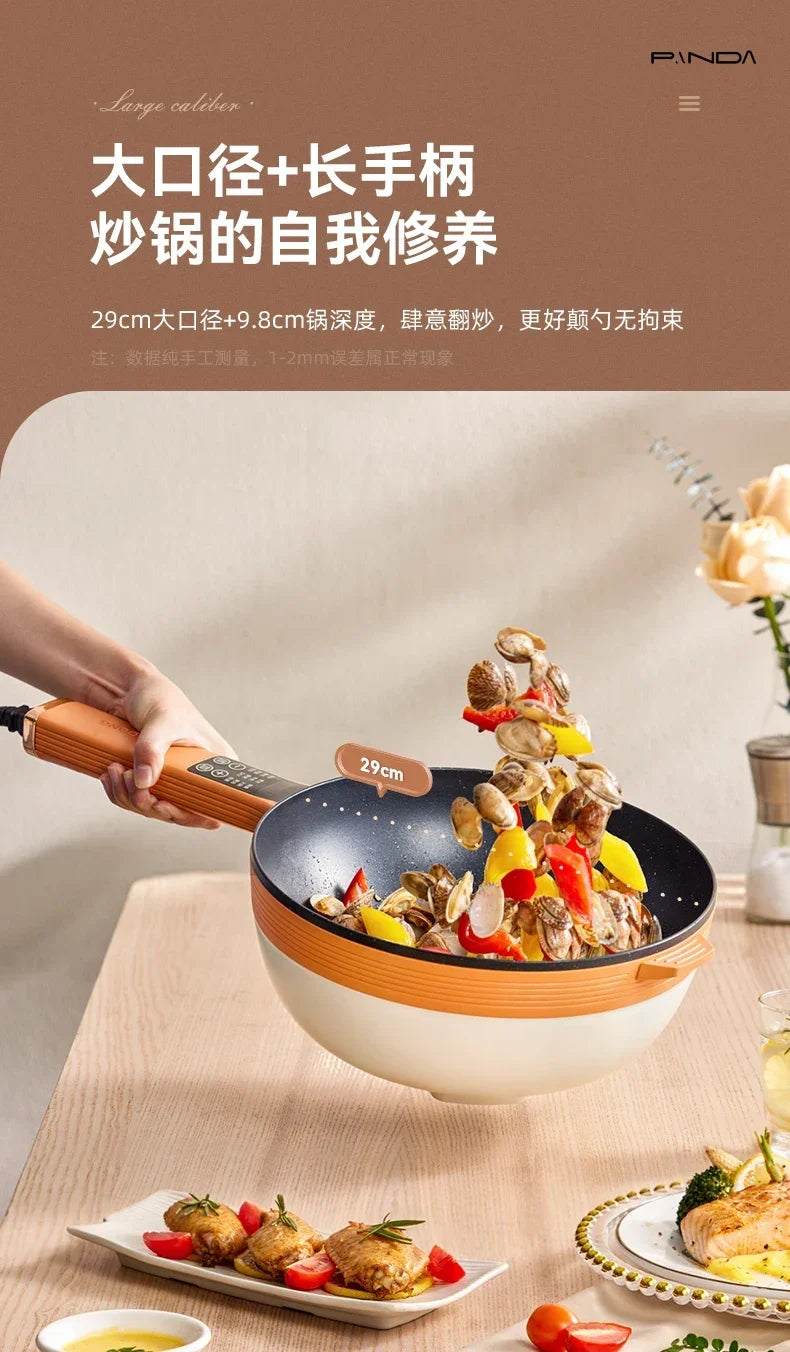 New household all-in-one electric frying pan household appliances hot pot noodle steaming pot soup egg hot