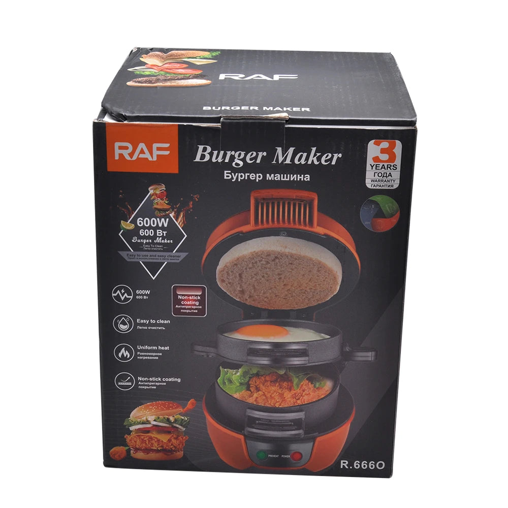Electric Bread Sandwich Maker Machine Mini 110V 220V Burger Grill Baking Toaster Non Stick Pancake Pan for Kitchen Home 빵 토스트기