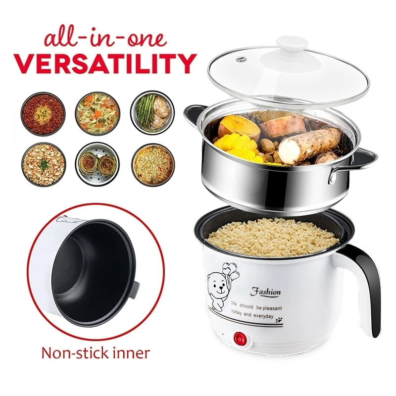 Student dormitory multifunction electric cooking pot for cooking noodles Electric Rice Cooker Machine kitchen acceesories