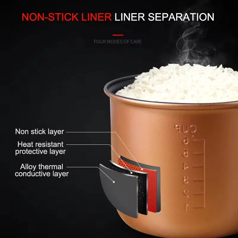 Car rice cooker small smart outdoor electric cooker 12-24V can be regularly insulated and portable for large cars and trucks