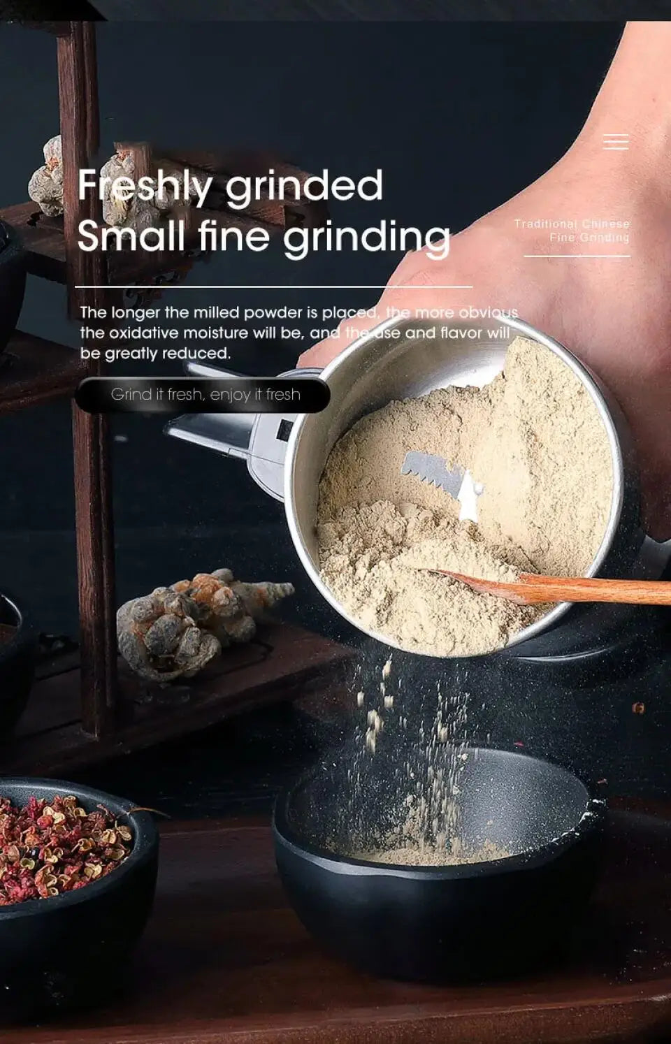 Electric Multifunctional New Coffee Grinder Kitchen Cereal Nuts Beans Spices Grains Grinder Machine for Home Coffee Grinder