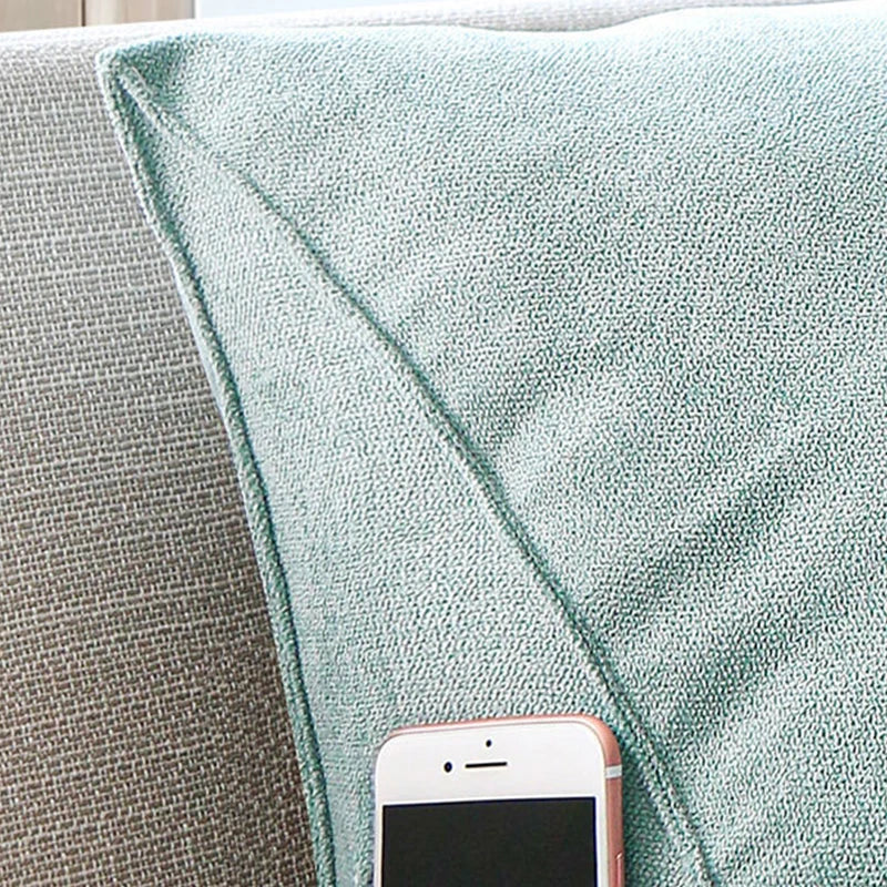 Office Sofa Bedside Back Cushion Cover Triangle Pillowcase TV Reading Lumbar Cushion Comfort Soft Bed Rest Decor Pillow Covers