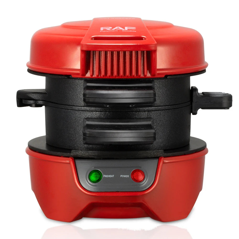 Electric Bread Sandwich Maker Machine Mini 110V 220V Burger Grill Baking Toaster Non Stick Pancake Pan for Kitchen Home 빵 토스트기