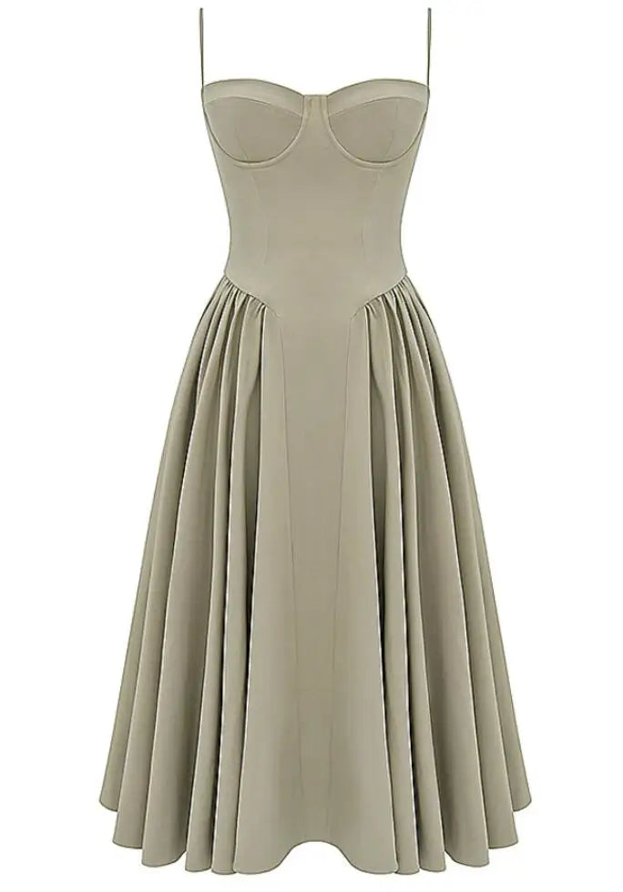 New Fashion Sexy Backless One Cut Collar Strap Solid Color Slim Fit Dress For Women,4 Colors