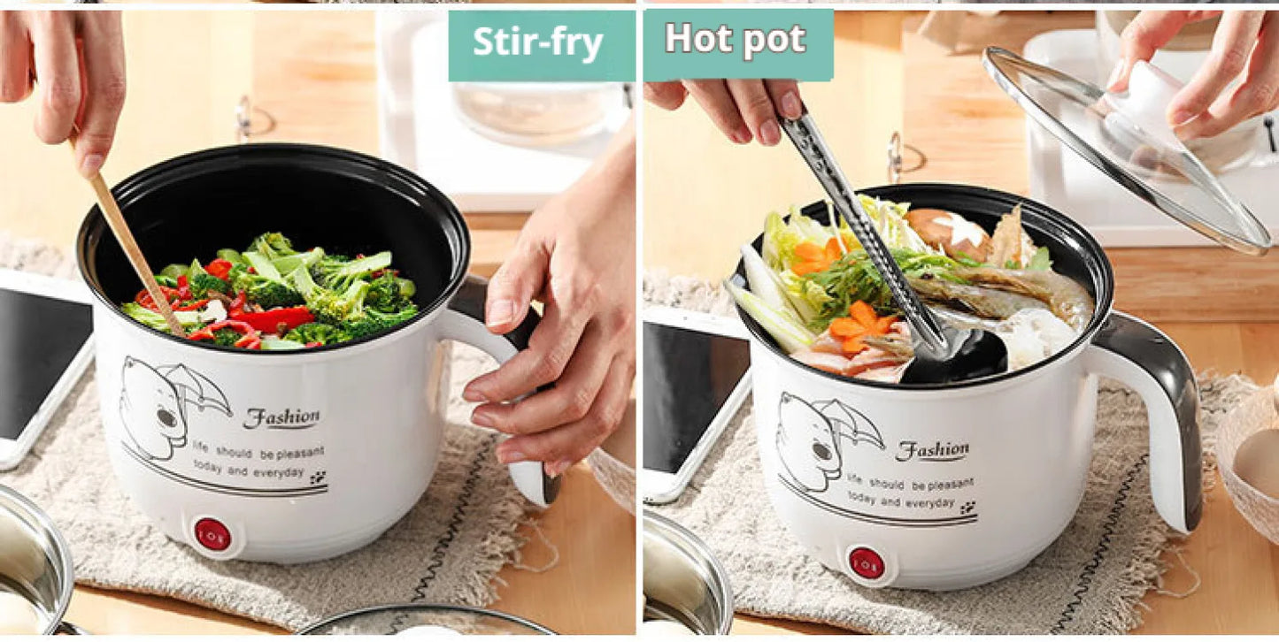 Student dormitory multifunction electric cooking pot for cooking noodles Electric Rice Cooker Machine kitchen acceesories