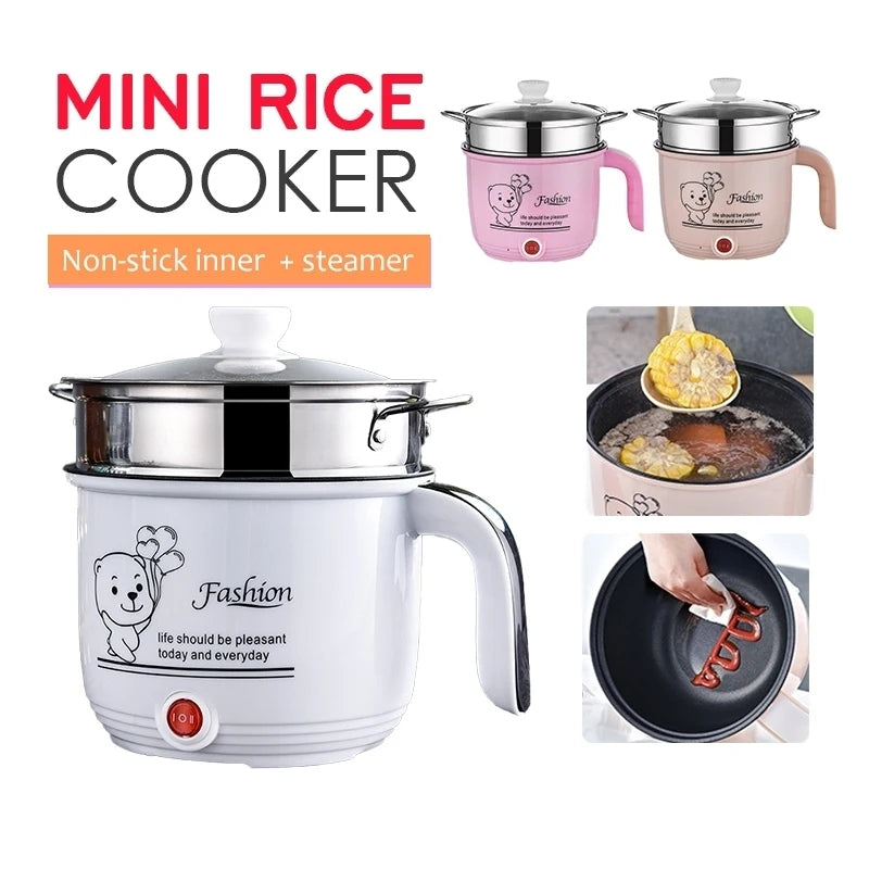 Student dormitory multifunction electric cooking pot for cooking noodles Electric Rice Cooker Machine kitchen acceesories