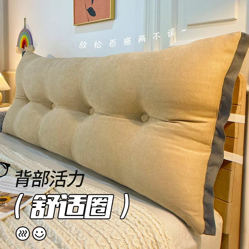 Bed Decoration Body Pillow Headboard Cushion Bedroom All-purpose The Artifact Supports The Waist Detachable and Washable