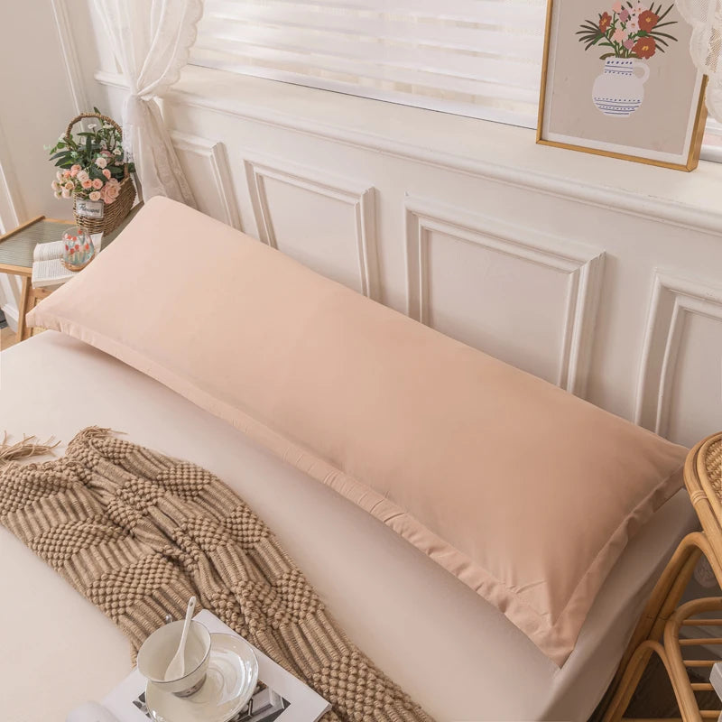 One Piece Double Long Pillowcase Home Couple Pillowcase Extended Pillowcase (Excluding Core)