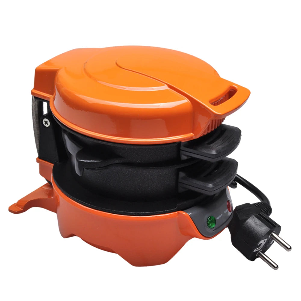Mini Electric Burger Sandwich Maker Machine 220V 110V Bread Grill Baking Toaster Non Stick Pancake Pan for Home Kitchen 빵 토스트기