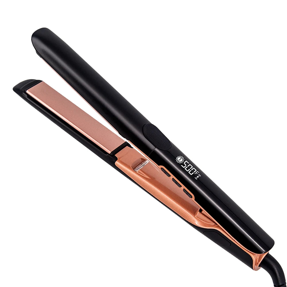 Plasma Hair Straightener Curler Keratin Treatment 250°C 500°F Vibrating Hair Flat Irons For Frizzy Hair Recovers Damage 110-240V