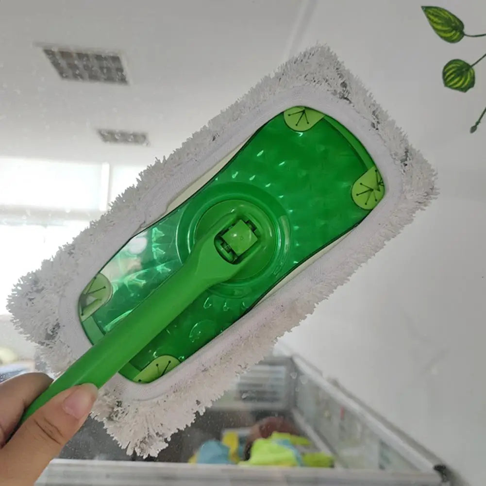 Mop Cleaning Pad Mop Cloth Cover Thickened Elastic Band Flat Coral Fleece Microfiber Chenille Replacement Rotary for Bathroom