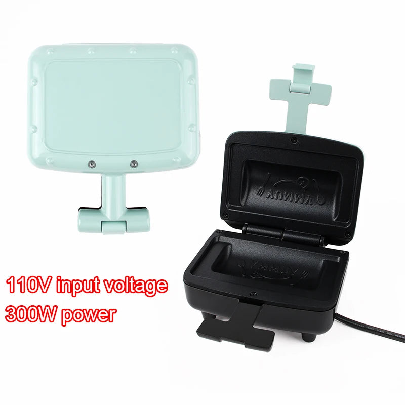 Double-Sided Seal Press Sandwich Machine Mini Taco Burrito Baking Pan Grill Breakfast Maker Bread Hot Dog Toaster Electric Oven