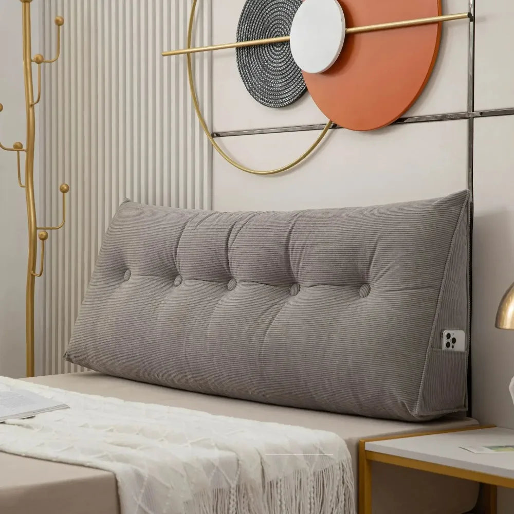 60x50x20/80x50x20cm Headboard Pillow Triangle Cushion Backrest Pain Relief Sofa Waist Cushion Wedge Sleeping Decorative Pillows