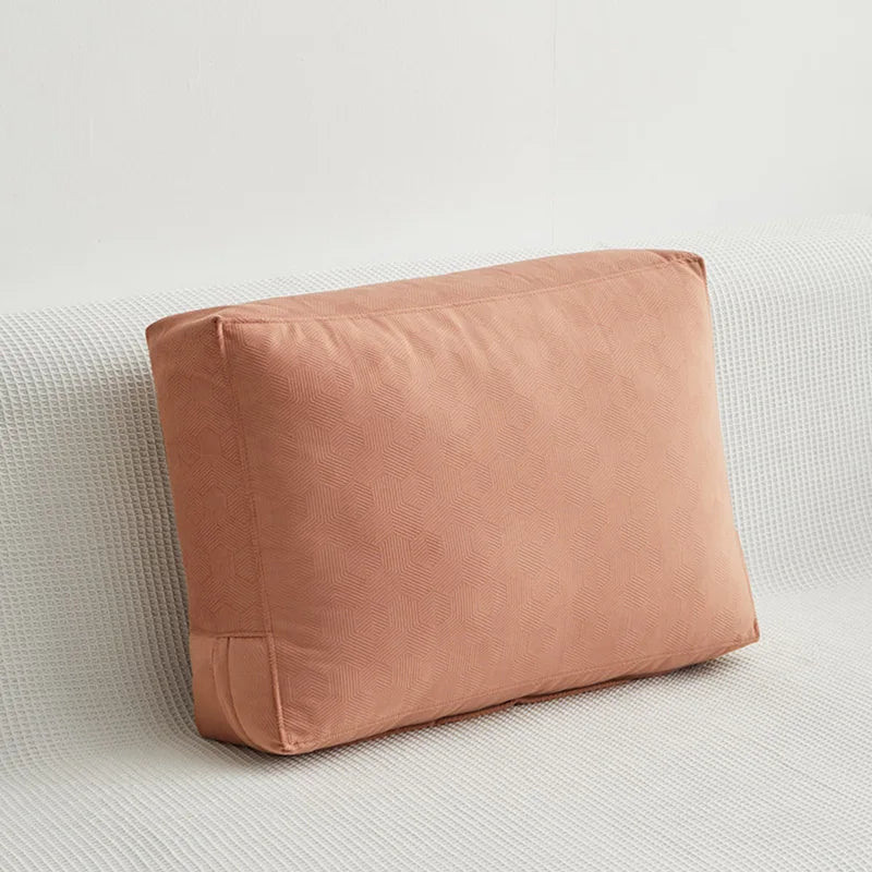 Soft Fleece Pillowcase Sofa Back Cushion Cover Fabric Nordic HomeLiving Room Decorate Rectangular Lumbar Pillow Case Unstuffed