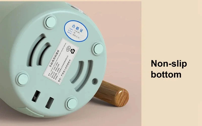 600ml Health Electric Kettle Travel Kettle Non-stick Rice Cooker Portable Noodle Cooker Quick Kettle Office Electric Hot Cup