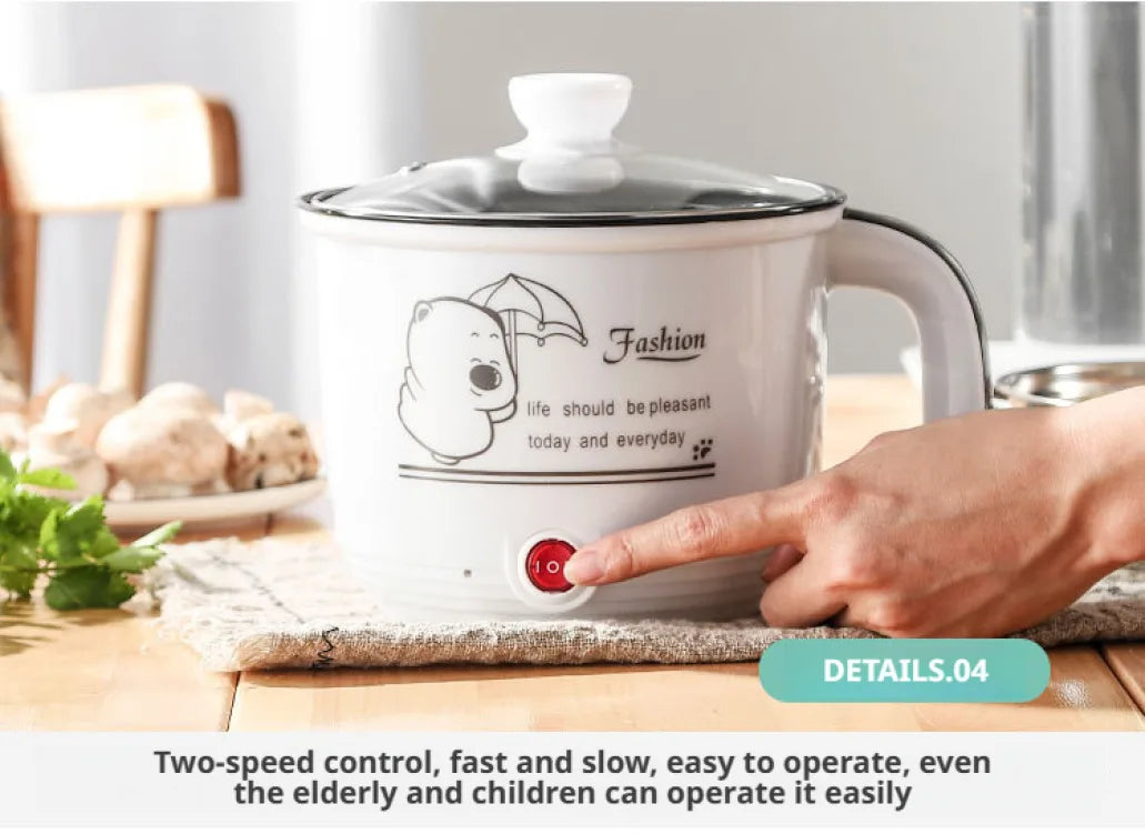 Student dormitory multifunction electric cooking pot for cooking noodles Electric Rice Cooker Machine kitchen acceesories