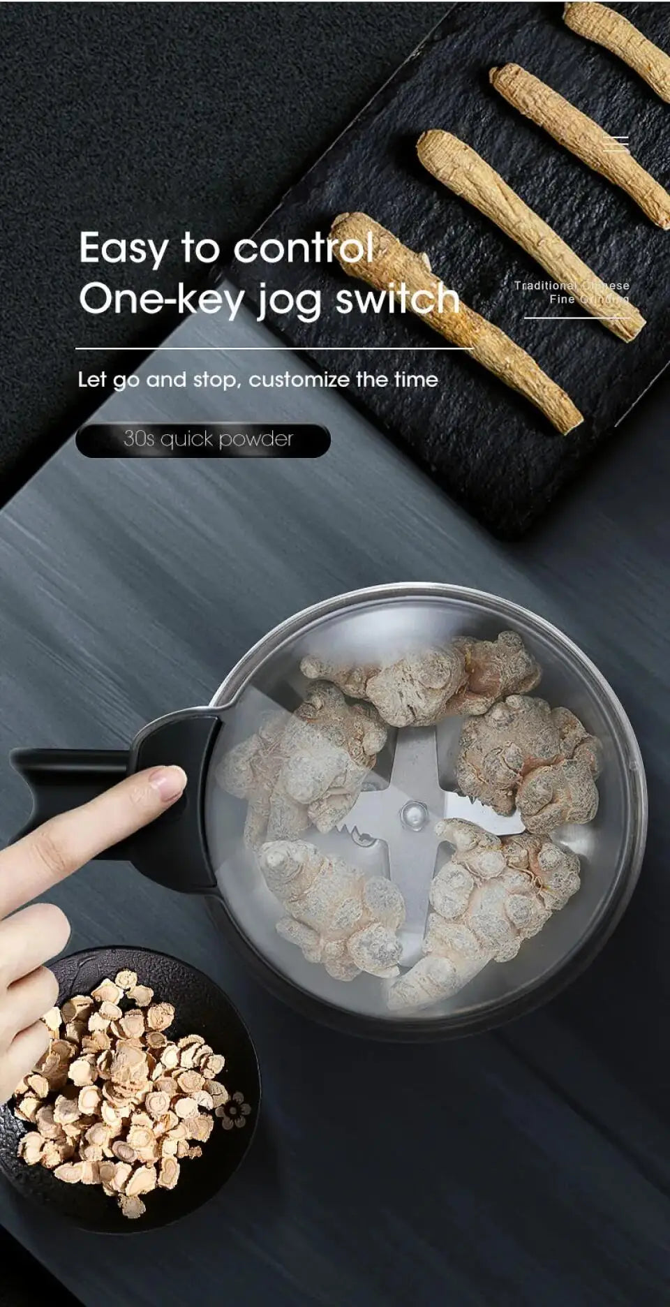 Electric Multifunctional New Coffee Grinder Kitchen Cereal Nuts Beans Spices Grains Grinder Machine for Home Coffee Grinder