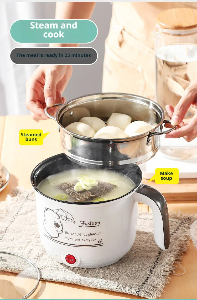 Student dormitory multifunction electric cooking pot for cooking noodles Electric Rice Cooker Machine kitchen acceesories