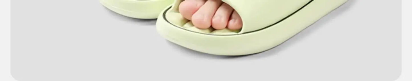 Women's slippers Non-slip leaky bathroom Slippers Casual men's slippers Deodorant beach shoes Soft soled couple flat sandals