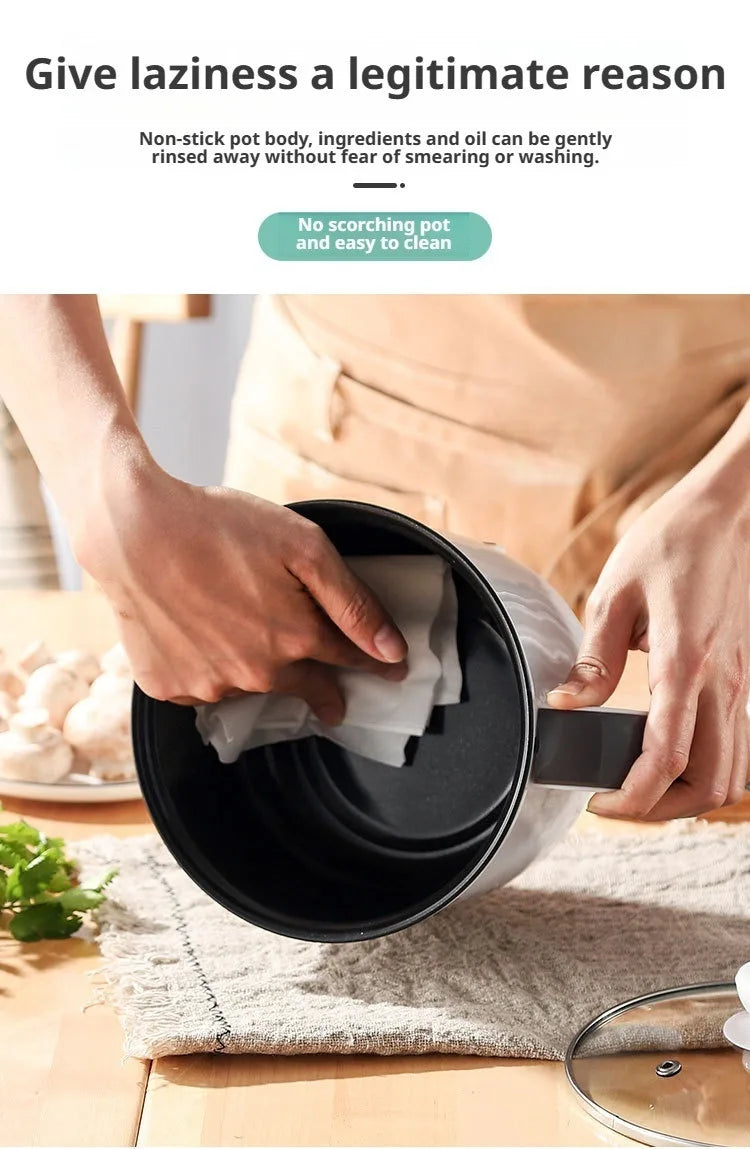 Student dormitory multifunction electric cooking pot for cooking noodles Electric Rice Cooker Machine kitchen acceesories