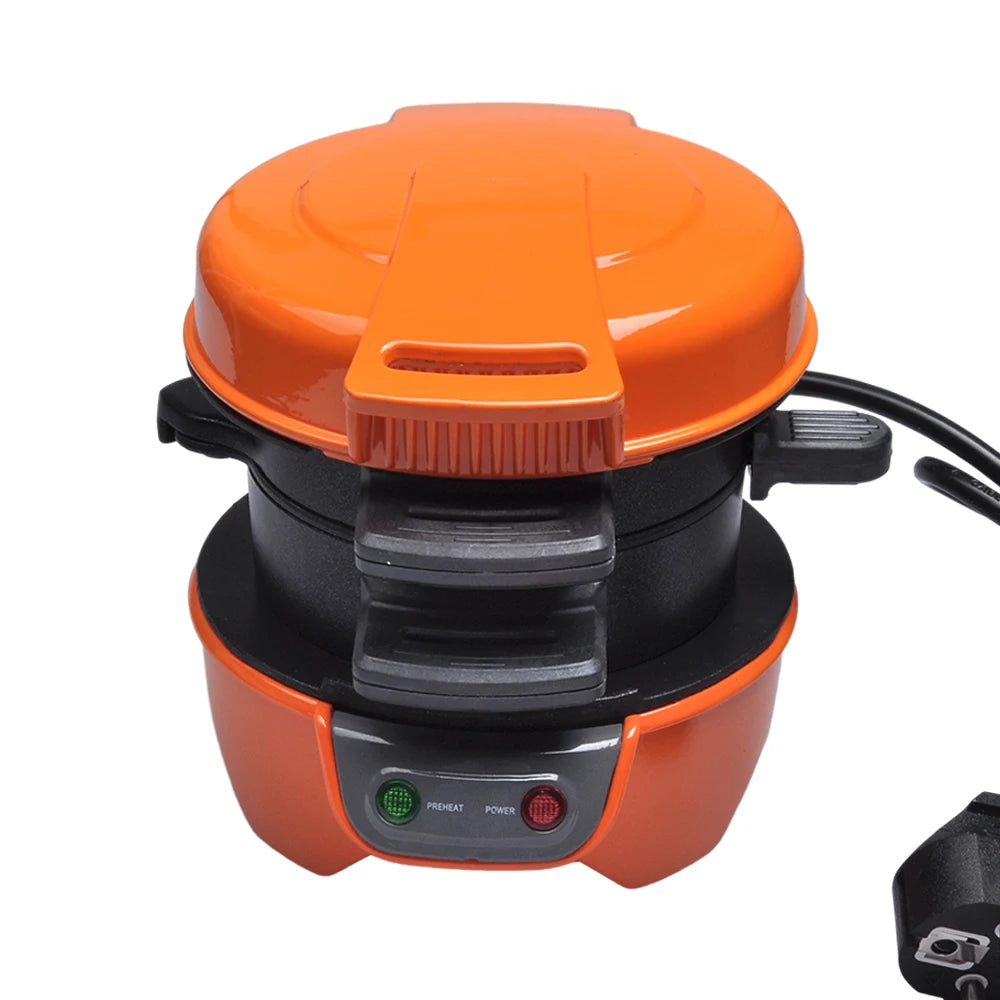Mini Electric Burger Sandwich Maker Machine 220V 110V Bread Grill Baking Toaster Non Stick Pancake Pan for Home Kitchen 빵 토스트기