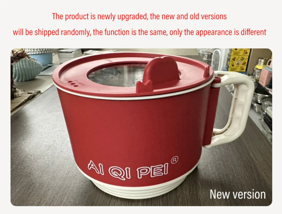 Multifunctional Portable electric cooking pot Electric Heating Pot frying pan For Students Dormitory Non-stick Noodle Partner