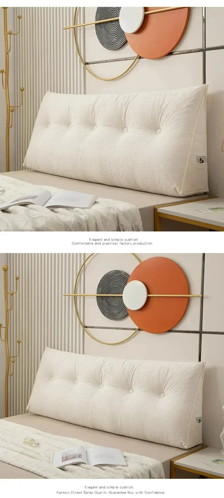 60x50x20/80x50x20cm Headboard Pillow Triangle Cushion Backrest Pain Relief Sofa Waist Cushion Wedge Sleeping Decorative Pillows
