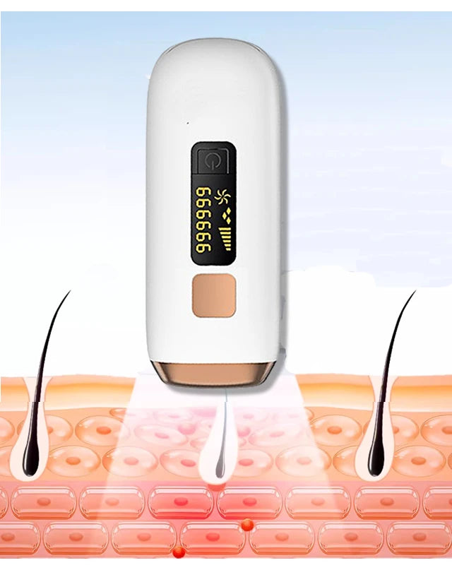 999999 Flash IPL Laser Hair Removal Convenient Home Device for Women Easy Hair Removal Painless Electric Hair Removal