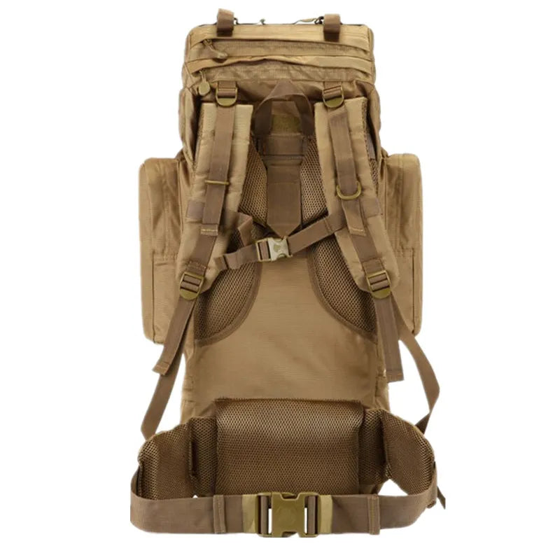 70L Large Capacity Men Backpack Military Backpack High Quality Waterproof Thickened Oxford Backpacks Men's Military Travel Bag