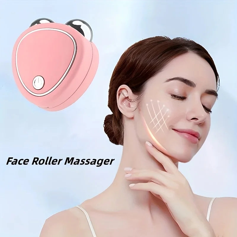 1pc Facial Device - Facial Carving Tool, 3D Facial Massage Roller, Facial Massage Machine To Instantly Care Your Skin And Achiev