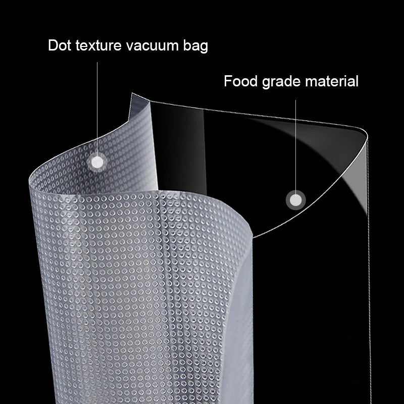 TINTON LIFE Food vacuum sealer Storage saver bags Vacuum Plastic rolls 5 size Bags For Kitchen Vacuum Sealer to keep food fresh