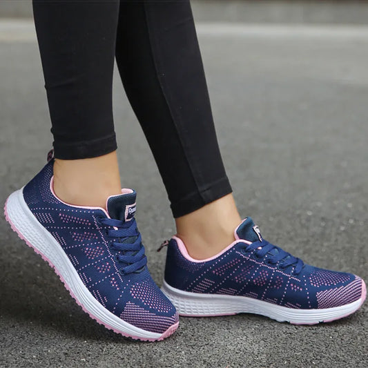 ผู้หญิงกีฬารองเท้า 2023 แนวโน้มรองเท้าผ้าใบผู้หญิงกีฬารองเท้าผ้าใบBreathableรองเท้าลำลองสำหรับสตรีสีขาวเทนนิสหญิงรองเท้า